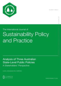 Analysis of Australian Sustainability Policies. 